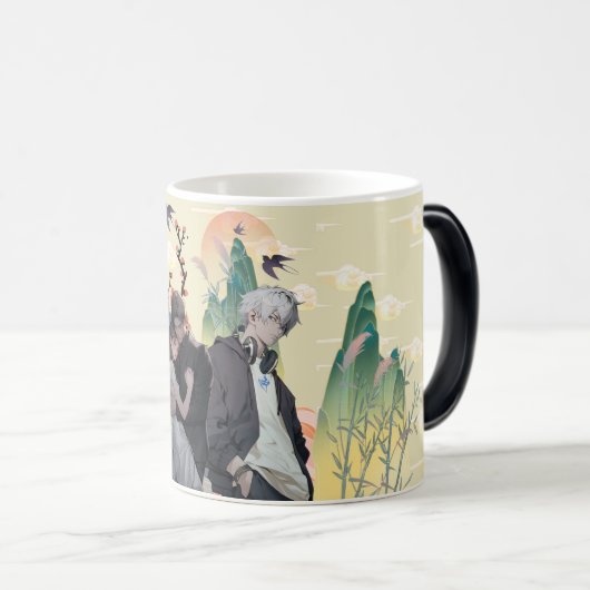 Mug Magique Musique de thread (Devant droit)