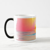 Mug Magique Musique du coucher de soleil de Boho (Gauche)