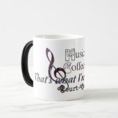 Mug Magique Musique et café (Devant gauche)