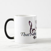 Mug Magique Musique et café (Gauche)