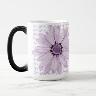 Mug Magique Musique florale Live Life