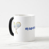 Mug Magique Musique noire et blanche (Devant gauche)