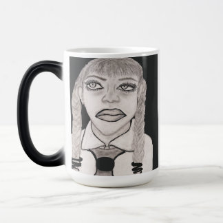 Mug Magique Musique noire et blanche non amusée