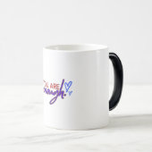 Mug Magique N'abandonne jamais (Devant droit)