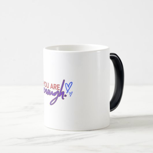 Mug Magique N'abandonne jamais (Devant droit)