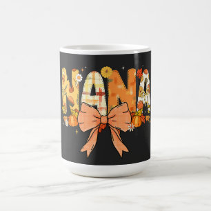 Mug Magique Nana Citrouille Fall Coquette Bow Thanksgiving Mam