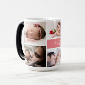 Mug Magique Nana We Love You Photo Collage (Devant gauche)