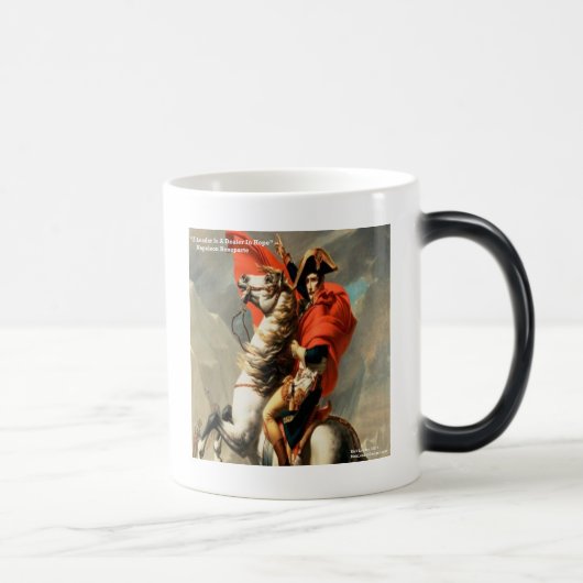 Mug Magique Napoléon & citation "dirigeant" (Droite)
