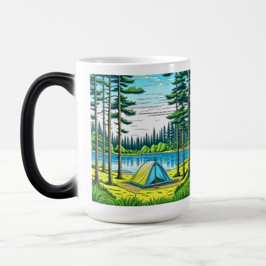 Mug Magique Nature et Camping Art Ai (Gauche)