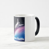Mug Magique Navette spatiale Affiche spatiale Science fiction (Devant droit)