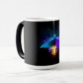 Mug Magique Neon Firefly sur noir (Devant gauche)