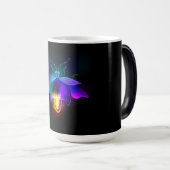 Mug Magique Neon Firefly sur noir (Devant droit)