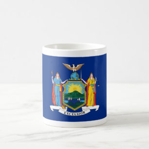 Mug Magique New York : l'Empire State, Drapeau de la grosse po
