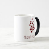 Mug Magique Noël aux cerisiers rouges (Devant droit)