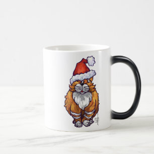 Mug Magique Noël de chat de gingembre