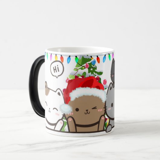 Mug Magique Noël Kitty (Devant gauche)