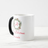 Mug Magique Noël Saint-feuille (Devant gauche)