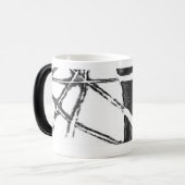 Mug Magique Noir et blanc (Devant gauche)