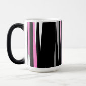 Mug Magique Noir rose et blanc (Gauche)