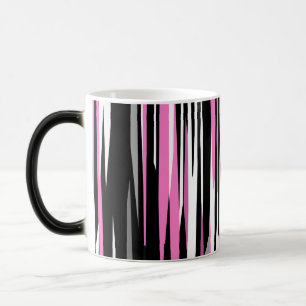 Mug Magique Noir rose et blanc