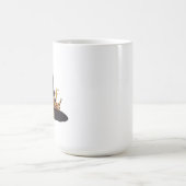 Mug Magique Nom du Casquette de sorcière rétro (Centre)