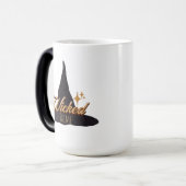 Mug Magique Nom du Casquette de sorcière rétro (Devant gauche)