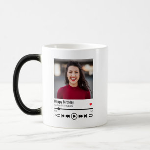 Mug Magique Nom personnalisé tendance Joyeux Anniversaire Phot