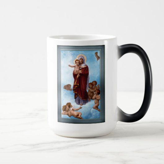 Mug Magique Notre-Dame des Anges par William Bouguereau (Droite)