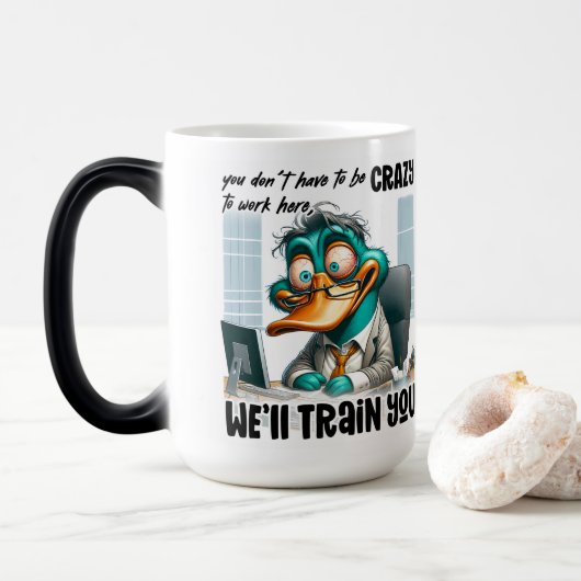 Mug Magique Nous vous formerons (Avec donut)