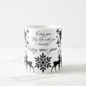 Mug Magique nouvelle année heureuse (Centre)