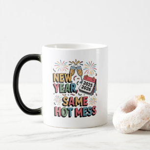 Mug Magique Nouvelle Année, Même Bordel Drôle (Nouvel An Drôle