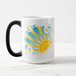 Mug Magique Nuages Tourbillonnants Sur Éclat de Soleil