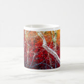 Mug Magique Nuit d'hiver rouge (Centre)