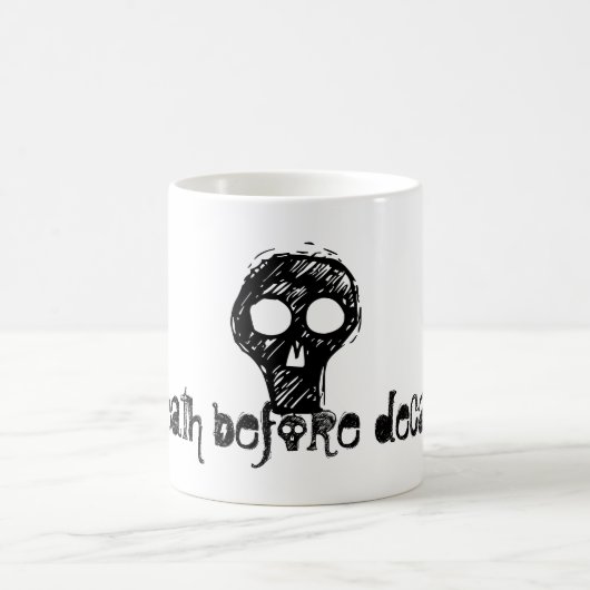 Mug Magique o, la mort avant decaf ! , conceptions de hw (Centre)