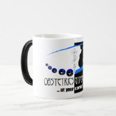 MUG MAGIQUE OB/GYN À VOTRE CERVIX - MÉDICALE DRÔLE (Devant gauche)