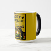 Mug Magique Obtenir un cadeau de jardinage extérieur (Devant droit)