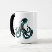Mug Magique Octopus Robotique - Futuriste Tech Design de créat (Devant gauche)