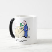 Mug Magique Office Worker est à l'écoute de quelqu'un (Devant gauche)