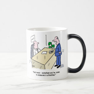 Mug Magique Office Worker est à l'écoute de quelqu'un