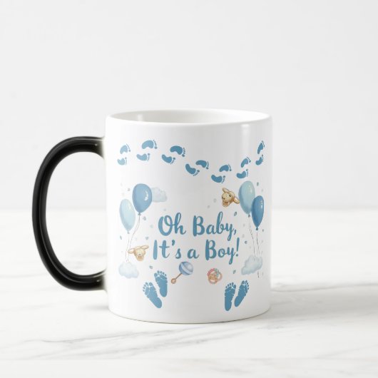 Mug Magique Oh Baby, It’s a Boy! - Magic Morphing Baby Reveal  (Gauche)