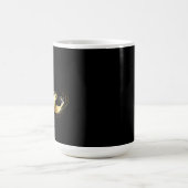 Mug Magique Oiseau doré sur fond noir (Centre)