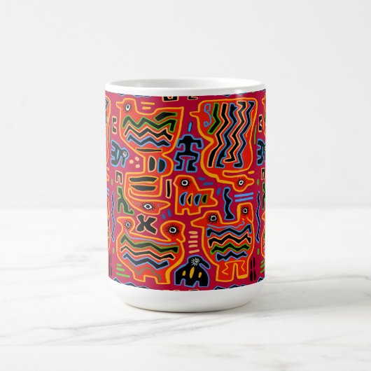 Mug Magique Oiseaux Fous à Deux Têtes (Centre)
