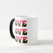 Mug Magique Ombre Love (Devant gauche)