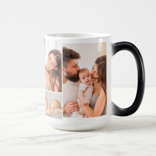 Mug Magique On aime papa ! Photo de la première fête des pères