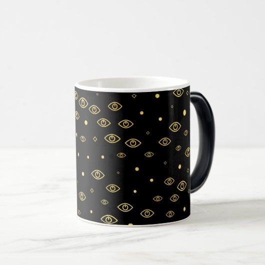 Mug Magique Or de Neolution - noir orphelin (Devant droit)