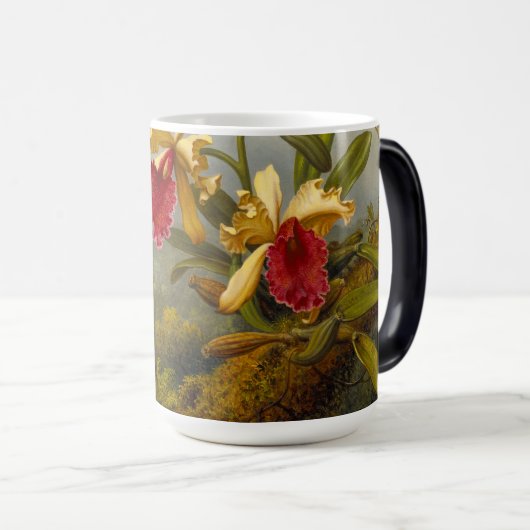 Mug Magique Orchidées et colibri Heade (Devant droit)