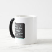 Mug Magique Oui, je parle à moi / Besoin de l'opinion d'expert (Devant gauche)
