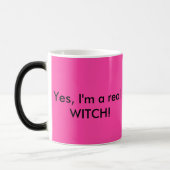 Mug Magique Oui, je suis une VRAIE sorcière (Gauche)