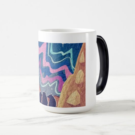 Mug Magique Ours lumineux nordique (Devant droit)
