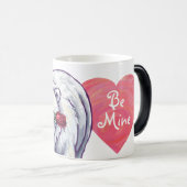 Mug Magique Ours polaire Saint Valentin (Devant droit)
